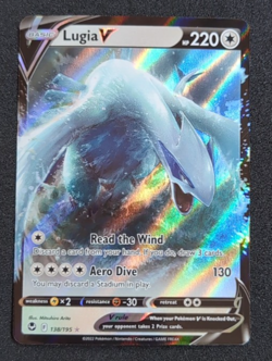 Lugia V 138/195 Silver Tempest Sword & Shield Pokemon 2022 - Image 1