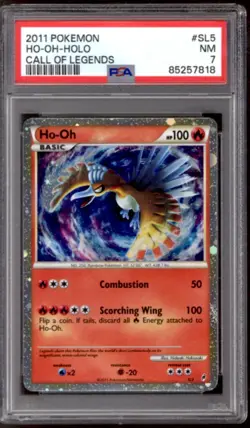 Pokemon Call of Legends Ho-Oh SL5 PSA 7 - Image 1
