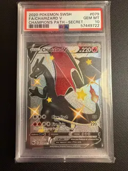 Charizard V - 79/73 - Champions Path - SWSH - Pokemon TCG - PSA 10 - Image 1