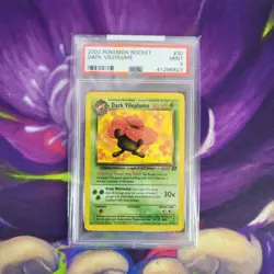 PSA 9 Dark Vileplume Non Holo 2000 Pokemon Rocket 30/82 - Image 1