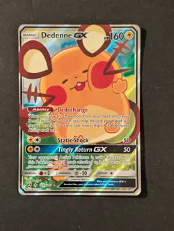 Pokemon TCG Dedenne GX 195a/214 Alternate Art Promos Holo Mint - Image 1