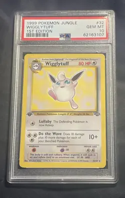 Pokemon Wigglytuff Jungle #32 1st Ed. PSA 10 – Vintage Holo – Clean Slab - Image 1