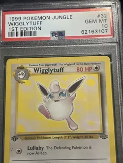 Pokemon Wigglytuff Jungle #32 1st Ed. PSA 10 – Vintage Holo – Clean Slab - Image 2