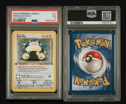 1999 POKEMON JUNGLE 1ST EDITION 11/64 SNORLAX HOLO PSA 5. - Image 3