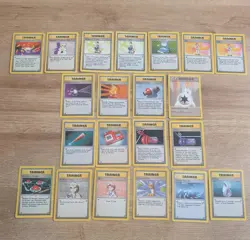 Pokemon Base Set WOTC Rare Trainer Lot Computer Search DCE Trader Lass 1999 - Image 1