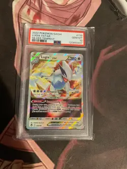 Pokemon SWSH Lugia VSTAR Holo Silver Tempest 139/195 PSA 10 - Image 1