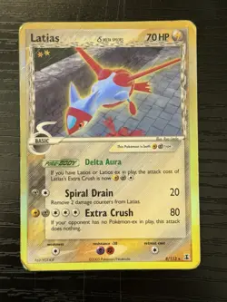 Pokemon Latias EX TCG Delta Species 8/113 Rare Reverse Holo Stamped - Image 1