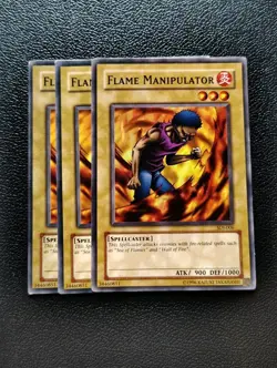 Yu-Gi-Oh - Flame Manipulator 3X - Full Playset - Image 1