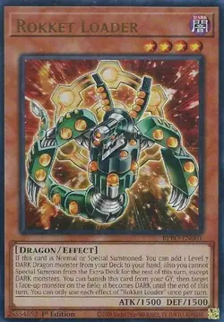 Rokket Loader BPRO-EN001 Ultra Rare Holo 1st Edition Yu-Gi-Oh! - Image 1