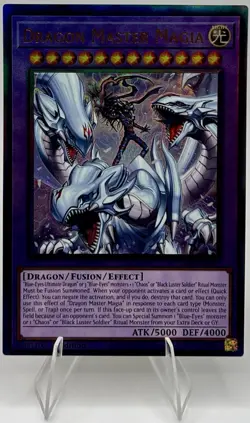 Yu-Gi-Oh! Dragon Master Magia RA04-EN055 PUR 1st Ed NM Prismatic Ultimate Rare - Image 1