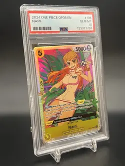 One Piece 2024 Two Legends English Nami OP08-106 PSA 10 Gem Mint - Image 2
