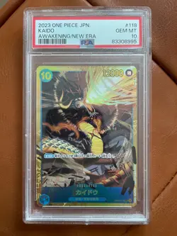 2023 One Piece CCG Kaido #118 Japanese- PSA 10- US Seller - Image 1