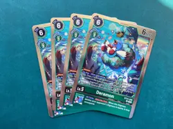 Deramon BT24-048 Playset Time Stranger Digimon Card Game x4 - Image 1