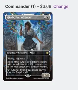 Custom Angel Commander EDH Deck - Giada, Font of Hope - MTG Magic Cards - Image 1