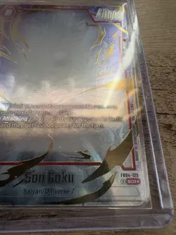 Bandai Dragon Ball Super Card Game Son Goku Battle SCR Foil FB04-129 Secret Rare - Image 1