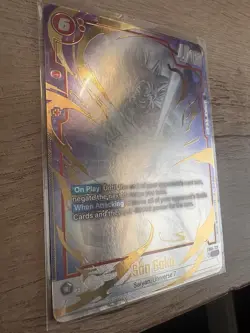 Bandai Dragon Ball Super Card Game Son Goku Battle SCR Foil FB04-129 Secret Rare - Image 3