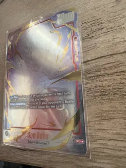 Bandai Dragon Ball Super Card Game Son Goku Battle SCR Foil FB04-129 Secret Rare - Image 4