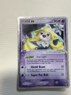Pokemon TCG Crystal Guardians Jirachi EX Holo Card 94/100 Near Mint - Image 1