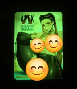 Loba Apex Legend Custom Glow In The Dark Waifu Card feet Fan Art - Image 2