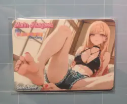 Marin Kitagawa Custom Glow In The Dark Waifu Card Feet Fan Art - Image 1