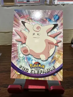 Pokemon Card Clefable #36 TOPPS Series 1 Blue Logo 1st Print NEAR MINT Non-Holo! - Image 1
