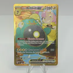 Pokemon TCG Ionos Bellibolt ex 188/159 Journey Together Gold 188 Card NM - Image 1