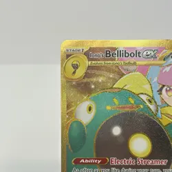 Pokemon TCG Ionos Bellibolt ex 188/159 Journey Together Gold 188 Card NM - Image 2