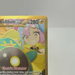 Pokemon TCG Ionos Bellibolt ex 188/159 Journey Together Gold 188 Card NM - Image 3