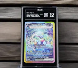 Terapagos ex 170/142 Special Illustration Rare Pokemon SV07 TAG Gem Mint 10 - Image 1