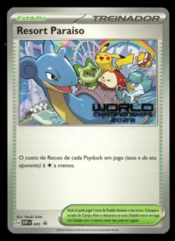 Pokemon Portuguese Paradise Resort SVP 045 Worlds 2023 Yokohama Promo - Image 1