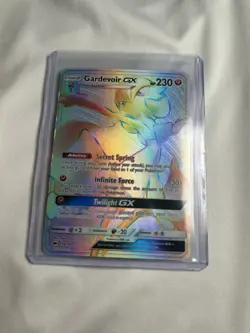 Pokemon TCG Burning Shadows Rainbow Secret Rare Gardevoir GX 159/147 - Image 1