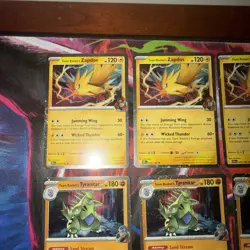 Pokemon TCG Team Rocket’s Zapdos, Articuno, Tyranitar Cosmo Holo Promos - Image 2