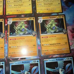 Pokemon TCG Team Rocket’s Zapdos, Articuno, Tyranitar Cosmo Holo Promos - Image 5