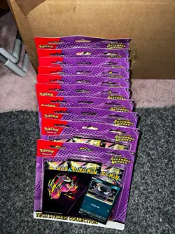 Pokemon TCG Mega Evolution Ascended Heroes Tech Sticker Collection Gastly – x10 - Image 1