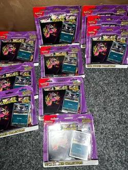 Pokemon TCG Mega Evolution Ascended Heroes Tech Sticker Collection Gastly – x10 - Image 4