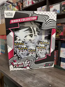 Pokemon White Flare Binder Collection Box (Sealed) - Image 1