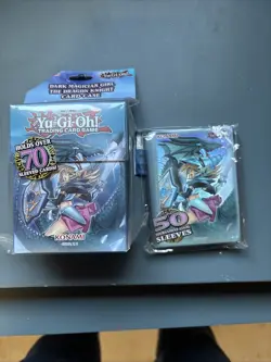 Yugioh Dark Magician Girl Dragon Knight Deck Box And Sleeves - Image 1