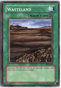 Yugioh - Wasteland LOB-047 Unlimited - The Legend of Blue Eyes White Dragon - Image 1
