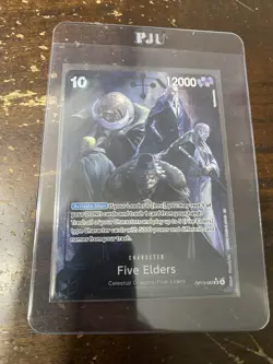 Five Elders (Alternate Art) OP13-082 Carrying On His Will Foil VHTF IN HAND SSP - Image 1