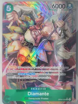 Diamante OP04-028 R Alt Art Kingdoms Of Intrigue English One Piece (NM) - Image 1