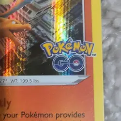 Pokemon TCG Charizard Pokemon Go 010/078 Reverse Holo Rare Card - Image 4