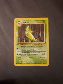 Pokemon Card GERMAN Base Set 1st EDITION Metapod (Safcon) 54/102 ( MINT ) - Image 3