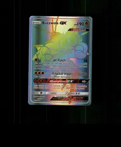 Fan-Art READ DESCRIPTION BELOW HOLO Buzzwole Card Buzzwole Pokemon Card p3 - Image 1