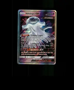 Fan-Art READ DESCRIPTION BELOW HOLO Nihilego Card Nihilego Pokemon Card p3 - Image 1