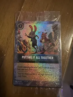 Lorcana Zootopia 2 - Putting It All Together 27/P3 Promo Card SEALED X200 - Image 2