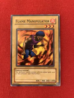 Flame Swordsman (SDJ-024) & Flame Manipulator (LOB-E012) Yu-Gi-Oh Monster Cards - Image 5