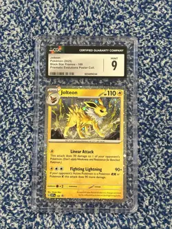 Jolteon - 169 (Cosmos Holo) 169 Sv: Scarlet & Violet Promo Cards Holo CGC 9 - Image 1