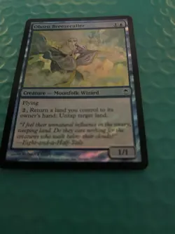 Oboro Breezecaller Saviors of Kamigawa Foil MTG Moderately Played - Image 2