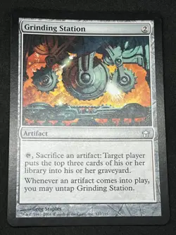 Magic the Gathering MTG Grinding Station Artifact Fifth Dawn Uncommon - Image 1