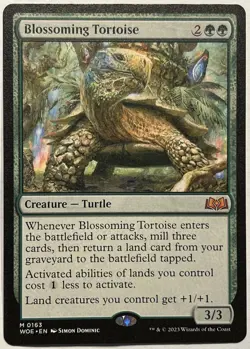 MTG Blossoming Tortoise-Wilds of Eldraine NM-M - Image 1